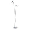 LED-STEHLEUCHTE    - Silberfarben, KONVENTIONELL, Metall (140cm) - Hell