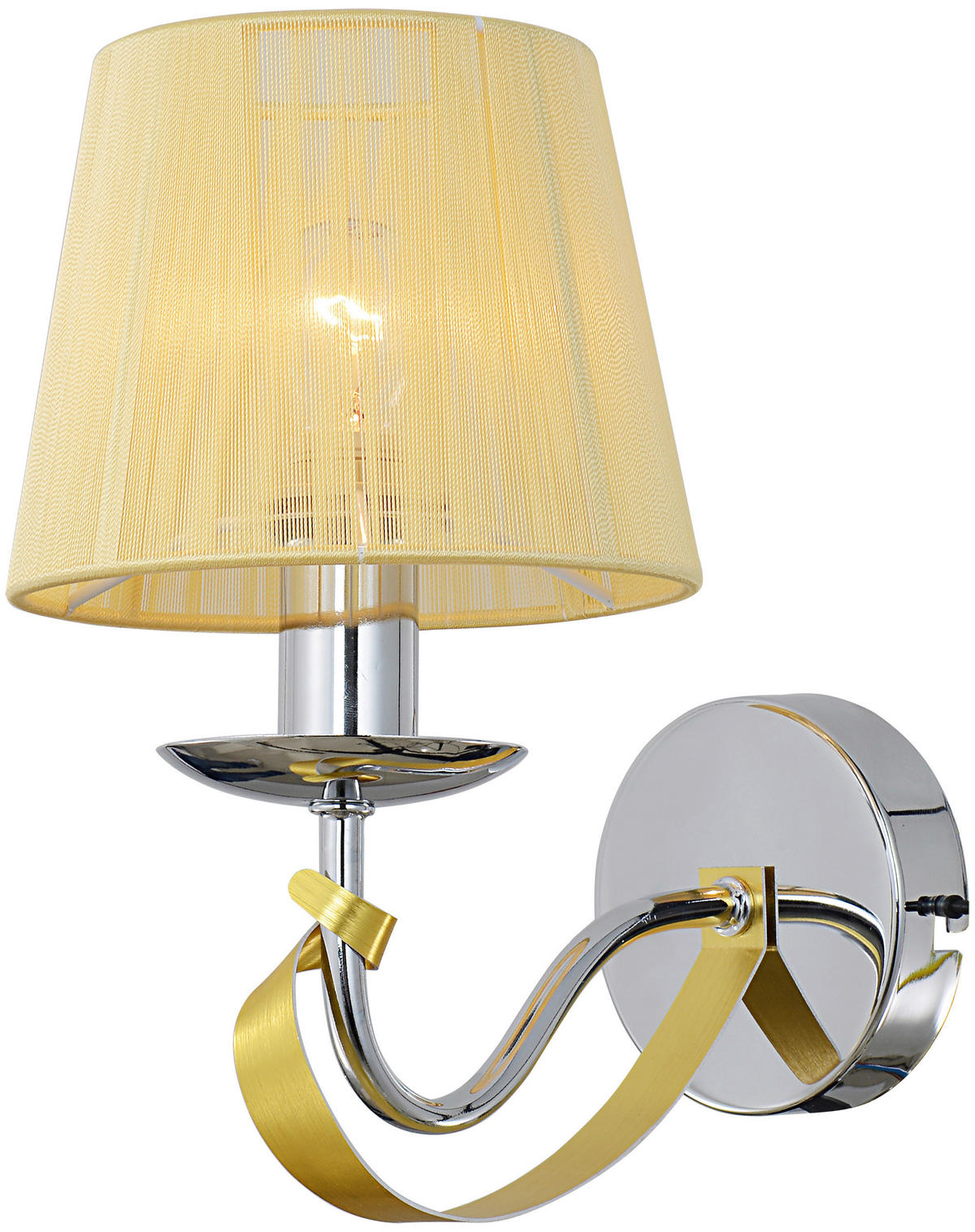 VÄGGLAMPA Diva 23/15/27 cm   - svart, Klassisk, metall (23/15/27cm)