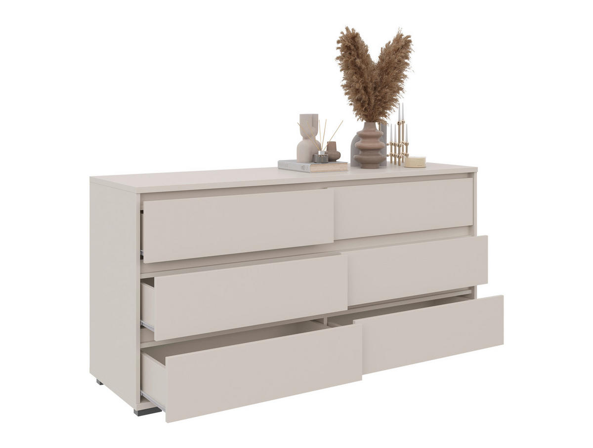 SIDEBOARD 160/79/48 cm  in Kaschmir  - Kaschmir/Anthrazit, Design, Holzwerkstoff/Kunststoff (160/79/48cm) - Carryhome