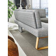 ECKBANK 280/174 cm  in Grau, Eichefarben  - Eichefarben/Grau, Design, Holz/Textil (280/174cm) - Dieter Knoll