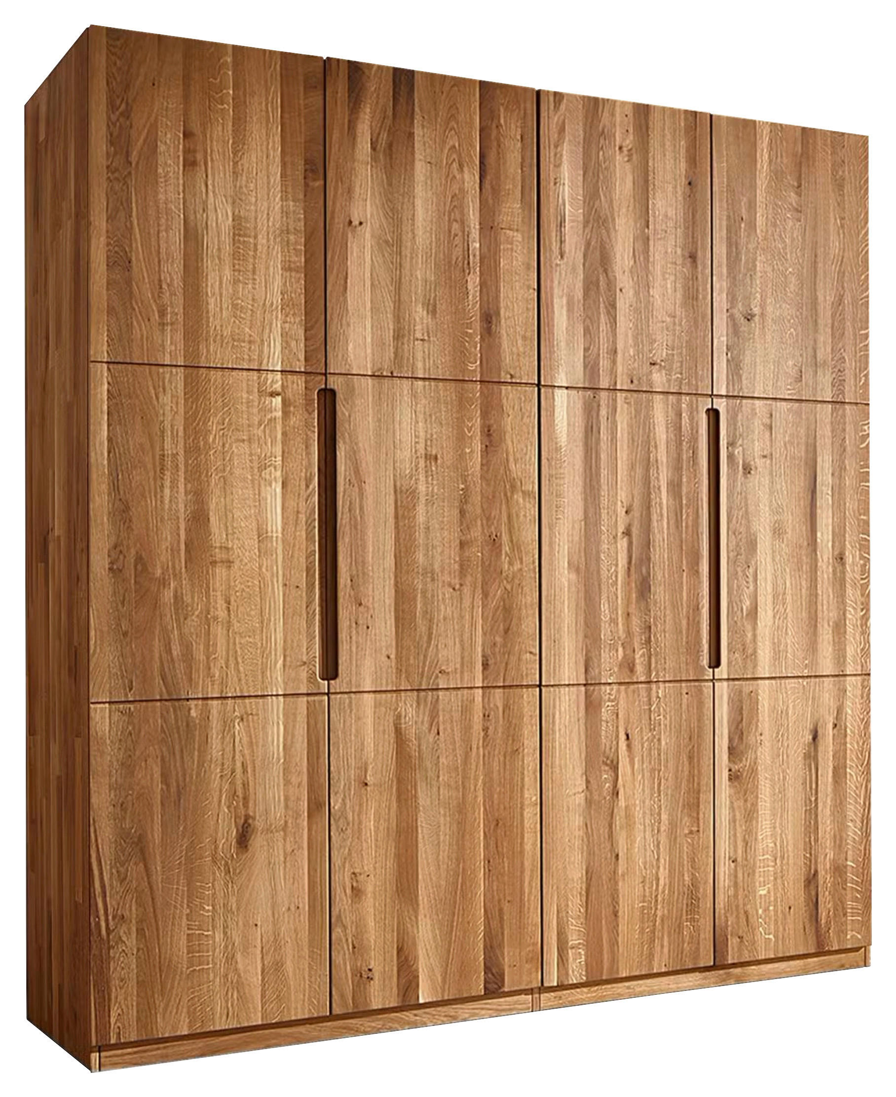 DREHTÜRENSCHRANK  in Wildeiche  - Wildeiche, MODERN, Holz (202/223/62cm) - MID.YOU