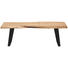 SITZBANK 140/45/40 cm in Akaziefarben, Schwarz - Schwarz/Akaziefarben, Trend, Holz/Metall (140/45/40cm) - Ambia Home SITZBANK 140/45/40 cm in Akaziefarben, Schwarz - Schwarz/Akaziefarben, Trend, Holz/Metall (140/45/40cm) - Ambia Home