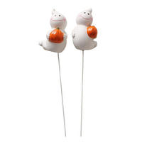 PFLANZENSTECKER - Weiß, Trend, Keramik (6/5,5/28cm)