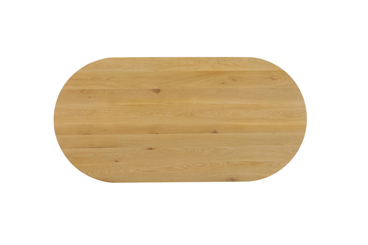 ESSTISCH 180/90/75 cm Echtholz  Holz Eichefarben  - Eichefarben, KONVENTIONELL, Holz (180/90/75cm) - VanDerken
