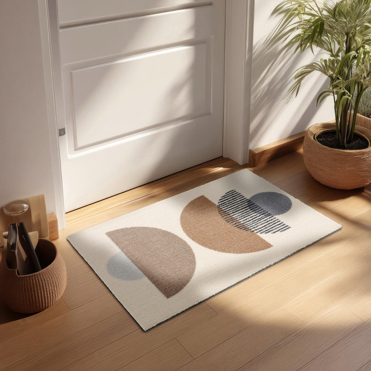 FUßMATTE  66/110 cm  Beige  - Beige, Basics, Kunststoff/Textil (66/110cm) - Astra