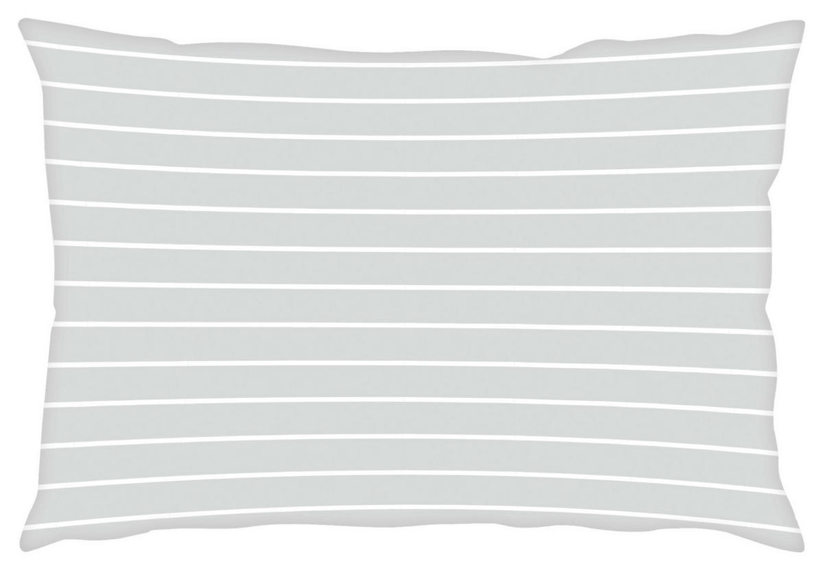BABYBETTWÄSCHE 100/135 cm  - Weiß/Grau, KONVENTIONELL, Textil (100/135cm)
