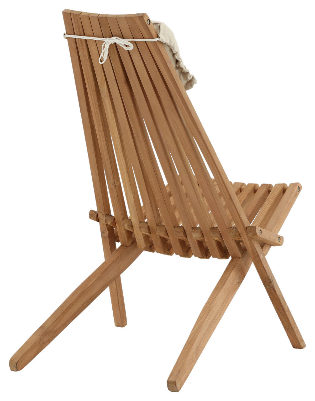 LOUNGEFÅTÖLJ  - guldfärgad, Klassisk, trä (86/100/68cm) - Gardenson