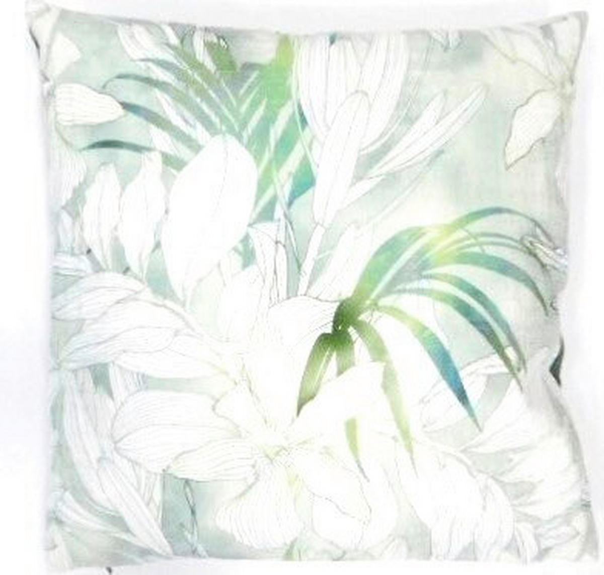 ZIERKISSEN   45/8/45 cm  - Grün, KONVENTIONELL, Textil (45/8/45cm) - Novel