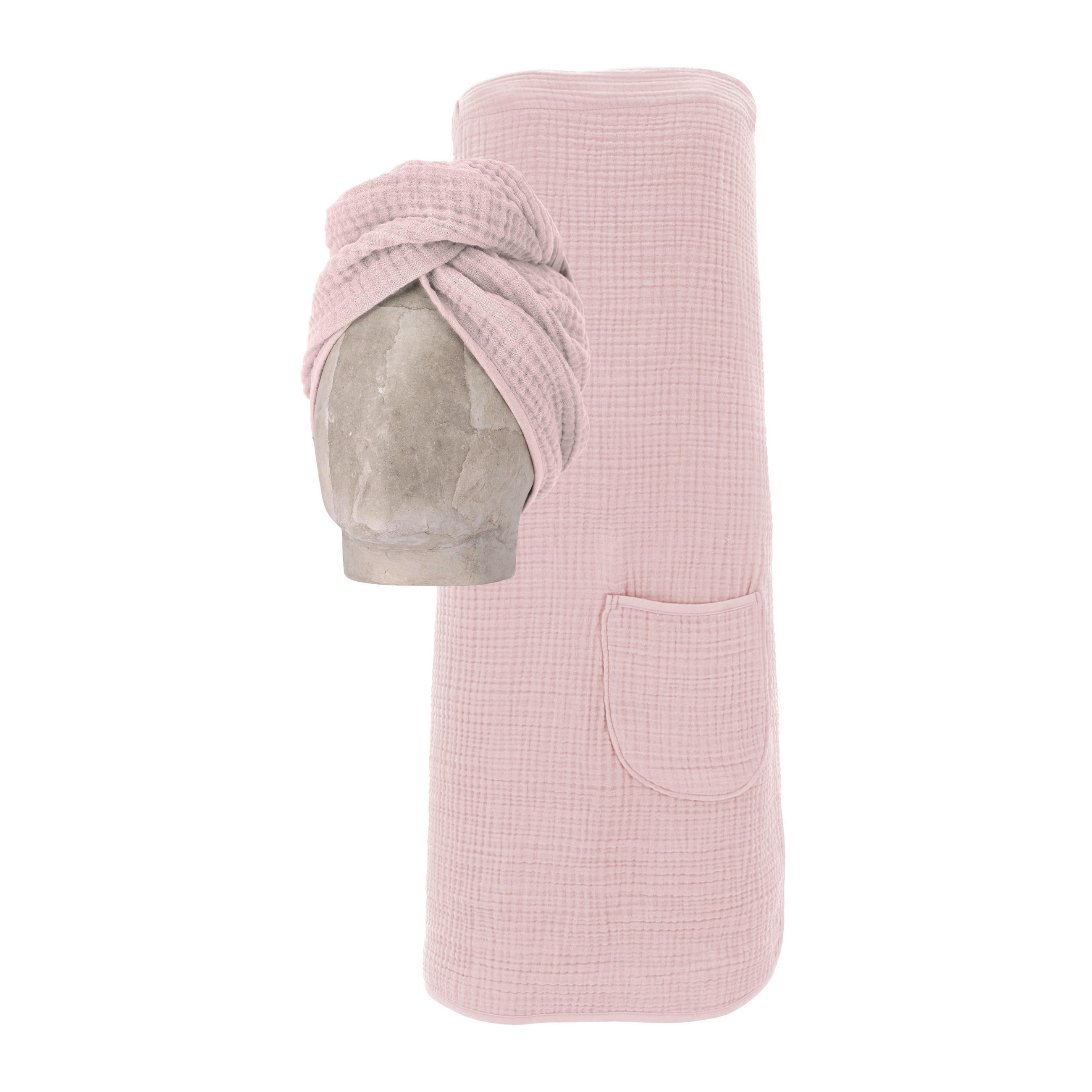 HANDTUCHKLEID Wellness Set  - Rosa, Basics, Textil (one sizenull) - Vossen