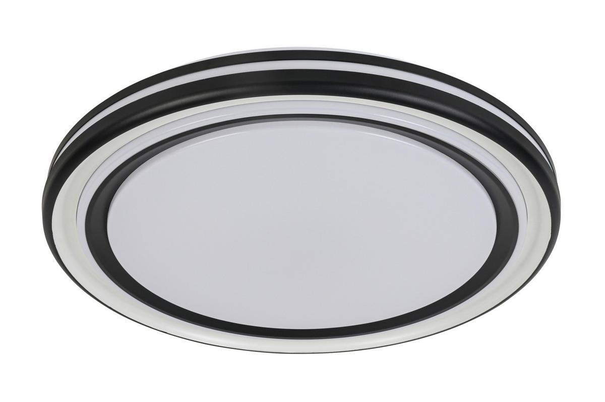 STROPNA LED-SVETILKA   48 W/5400 lm/3000-6500 K/220-240 V/ - črna/bela, Trend, kovina/umetna masa (49/6cm) - Novel