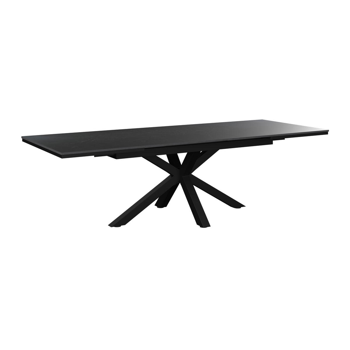 GARTENTISCH Metall, Stein rechteckig  - Grau, MODERN, Stein/Metall (200/260/76/100cm) - Ambia Garden