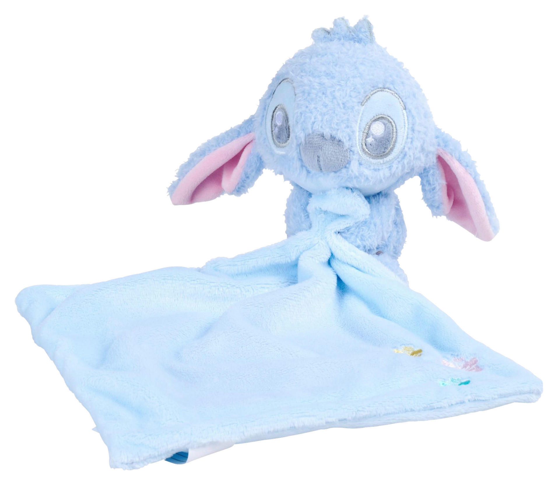 SCHMUSETUCH Stitch  - Hellblau, Basics, Kunststoff (33/28/6cm) - Disney