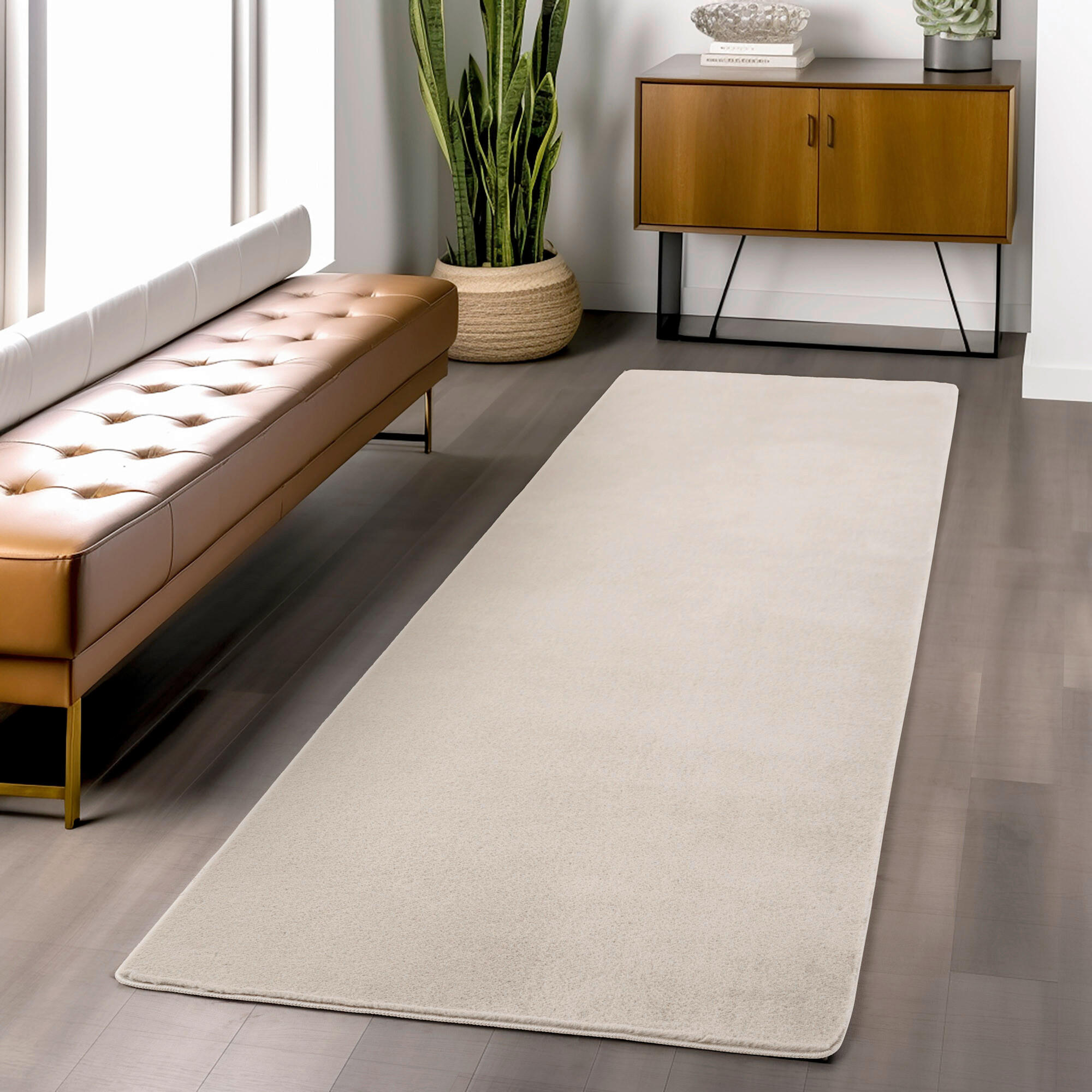 WEBTEPPICH 80/150 cm Joy Creme  - Creme, Design, Textil (80/150cm)