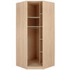 ECKSCHRANKKORPUS 91,1/210/91,1 cm Eichefarben  - Eichefarben, KONVENTIONELL, Holzwerkstoff (91,1/210/91,1cm) - Hom`in