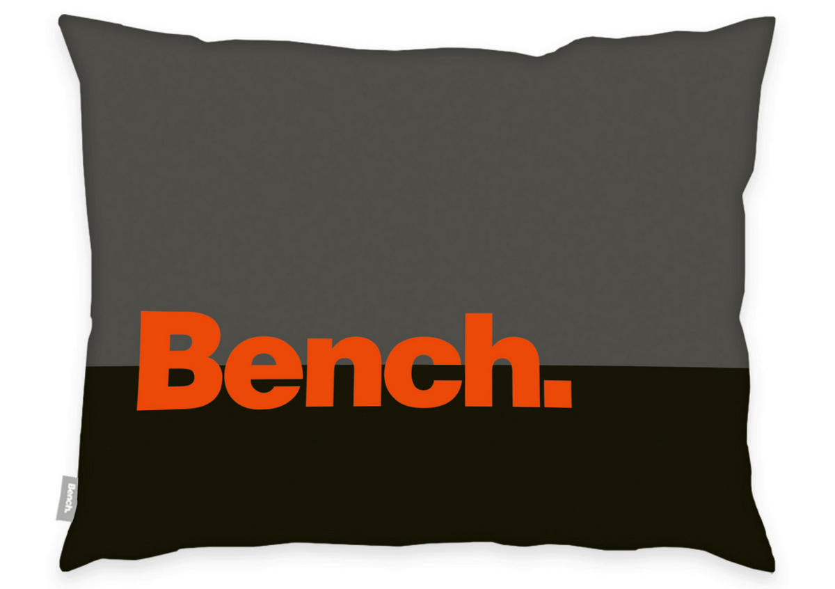 WENDEBETTWÄSCHE 155/220 cm  - Schwarz/Grau, Basics, Textil (155/220cm) - Bench
