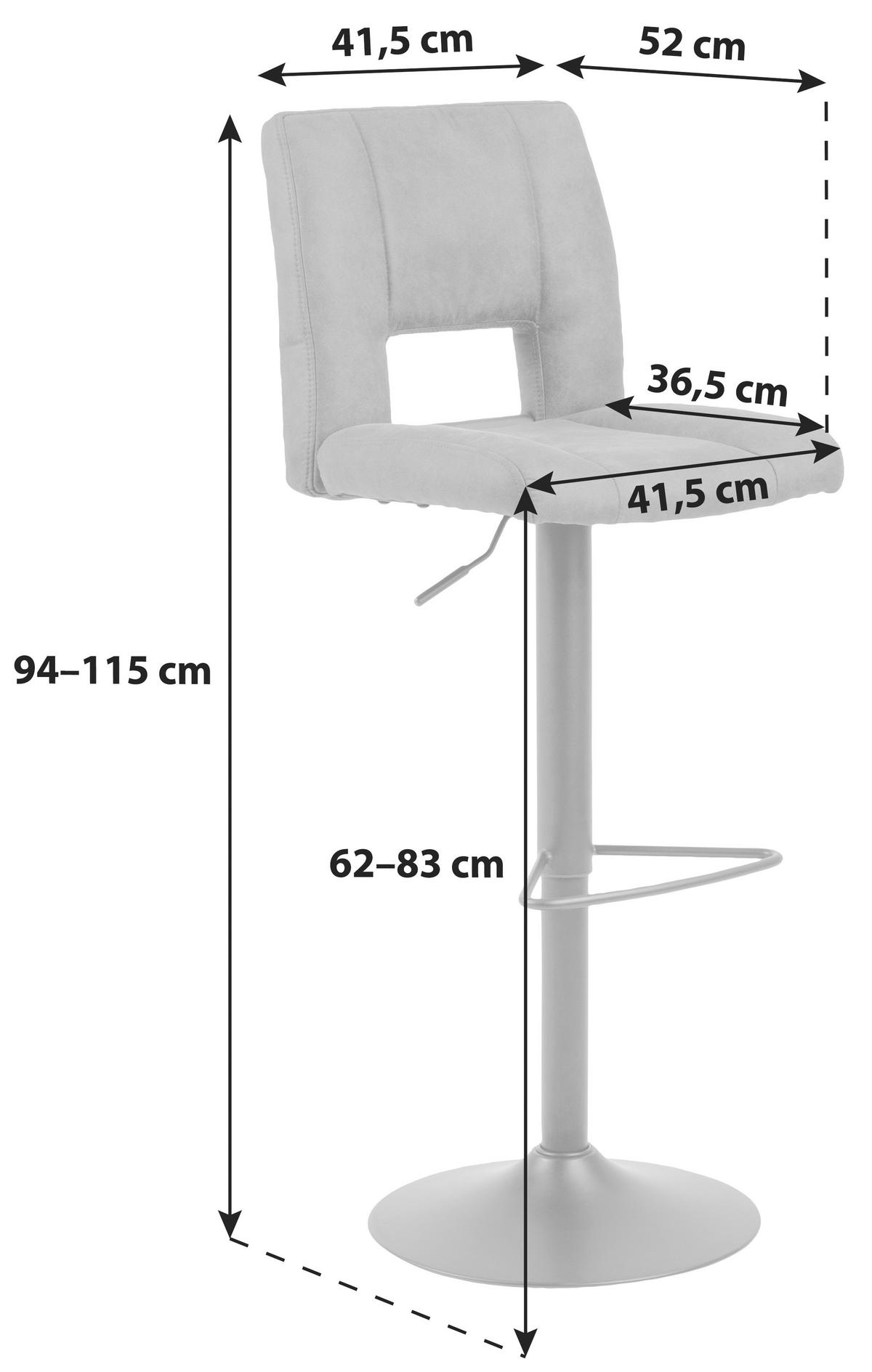 BAROVÁ ŽIDLE, černá, olivově zelená - černá/olivově zelená, Basics, kov/textil (41,5/115/52cm) - MID.YOU