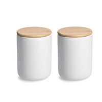 VORRATSDOSENSET  - Schwarz, Basics, Keramik (25,5/25,5/15cm) - Zeller Present