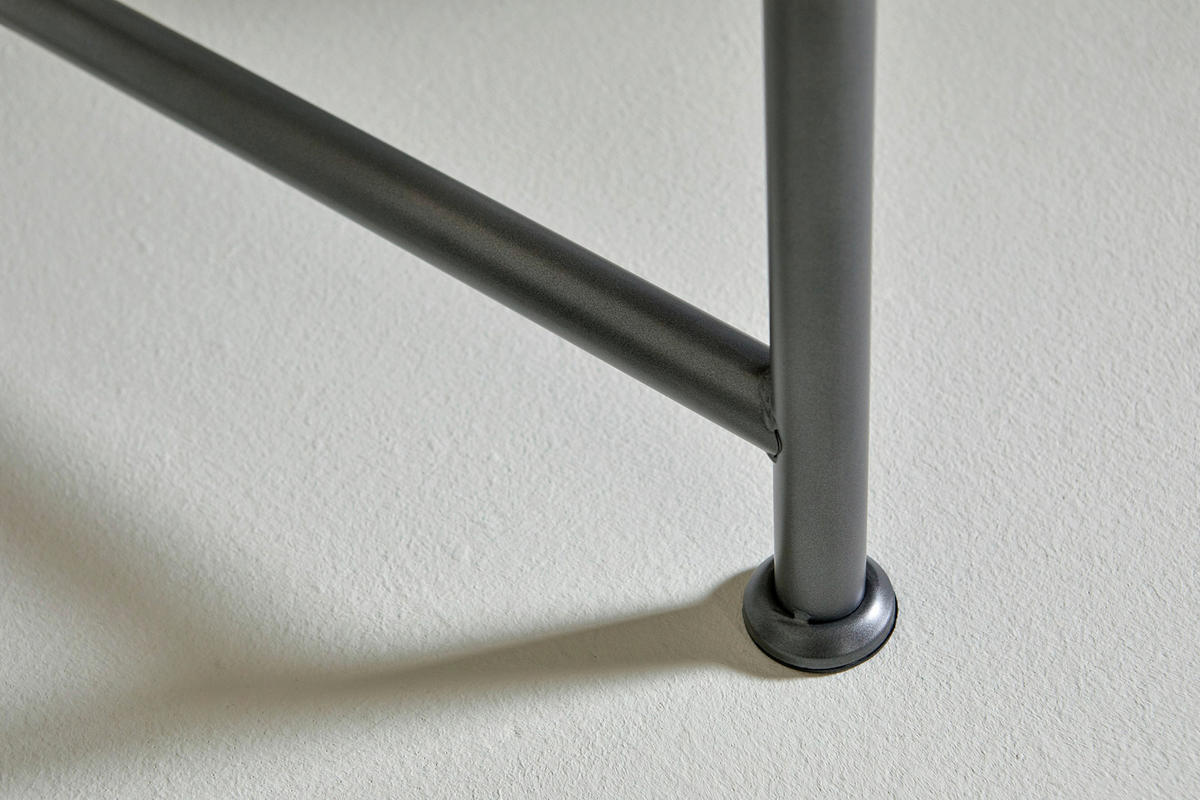 SCHREIBTISCH 150/60/75,5 cm  in Anthrazit, Eichefarben  - Eichefarben/Anthrazit, Konventionell, Holzwerkstoff/Metall (150/60/75,5cm) - Livetastic
