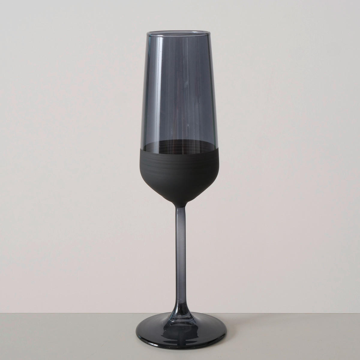 SEKTGLAS  - Schwarz, Basics, Glas (22,5/7cm)