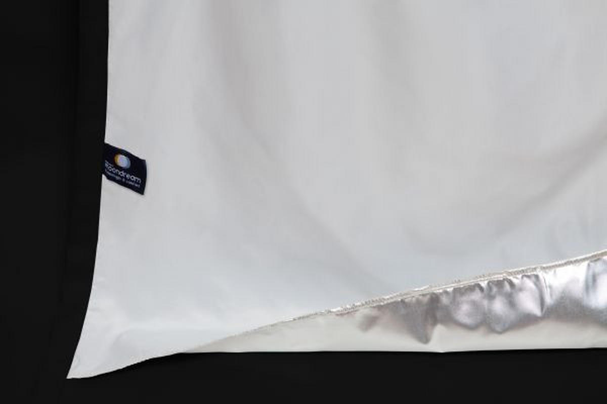 WÄRMESCHUTZVORHANG Verdunkelung  - Schwarz, Design, Textil (145/260cm)