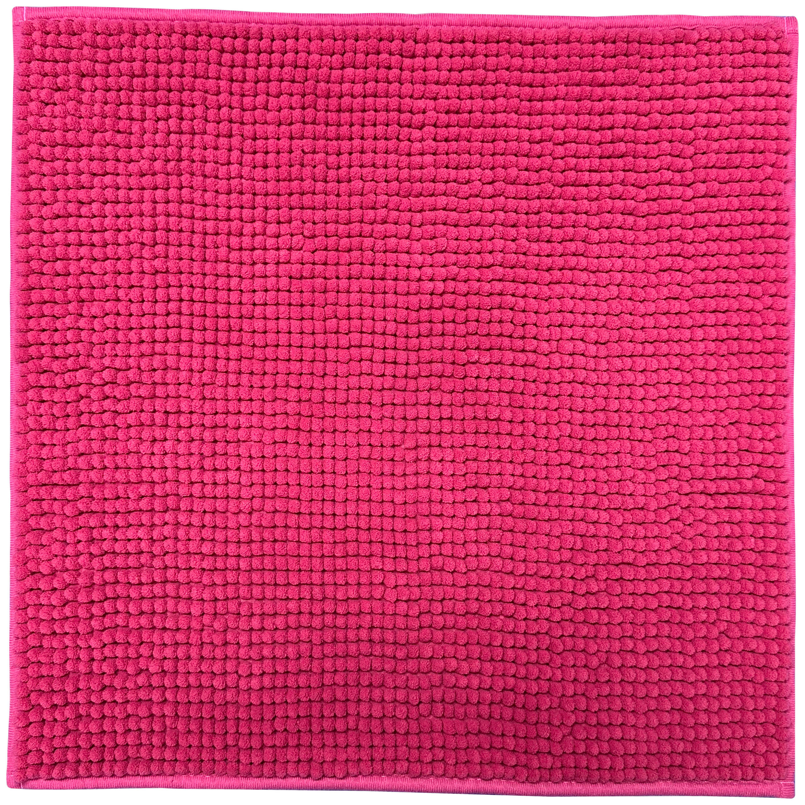 Covoraș De Baie  50/50 cm  roz aprins   - roz aprins, Basics, plastic/textil (50/50cm) - Esposa