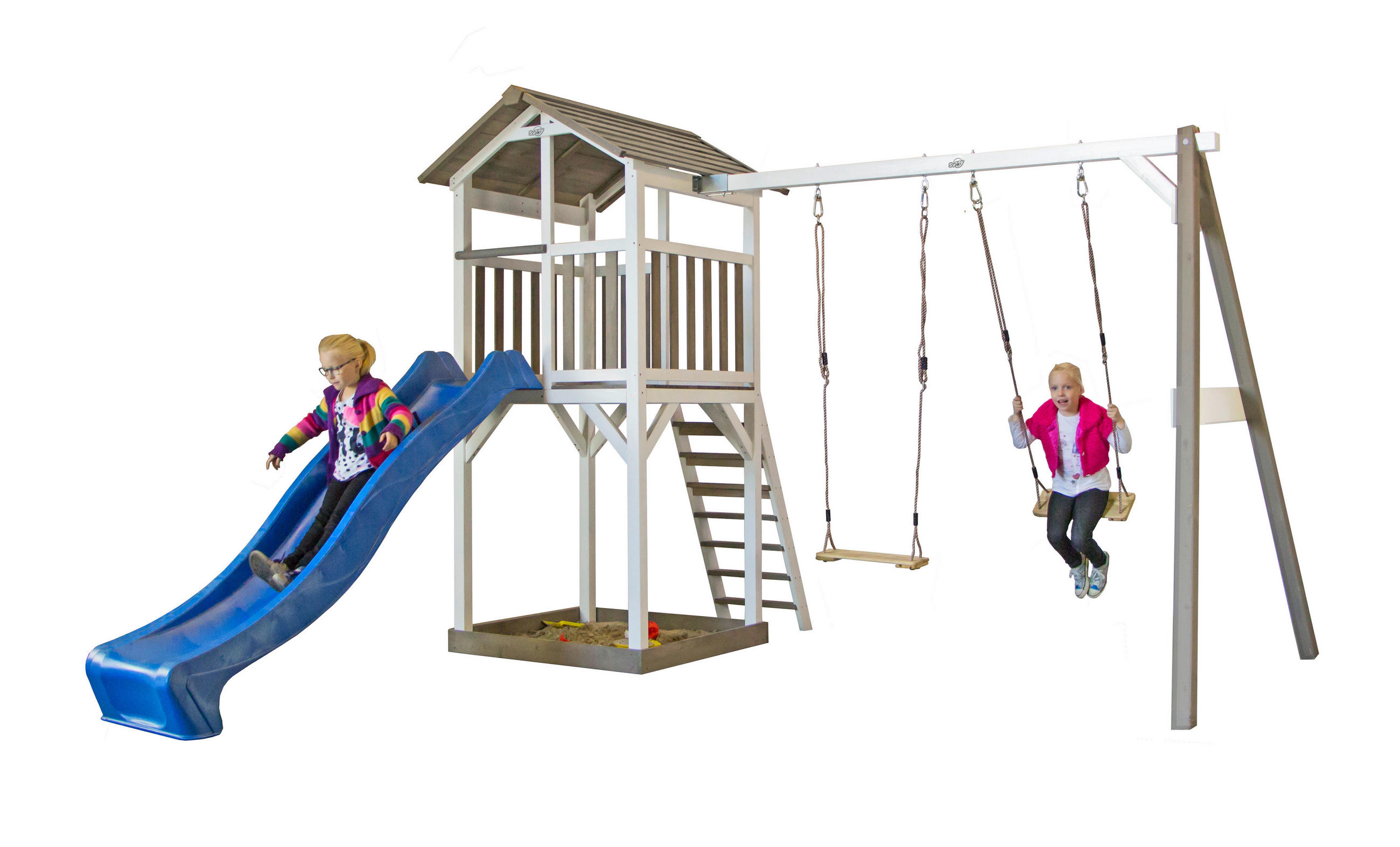 Spielturm Sunny Beach Tower Ds Schaukeln, Rutsche, Sandkiste
