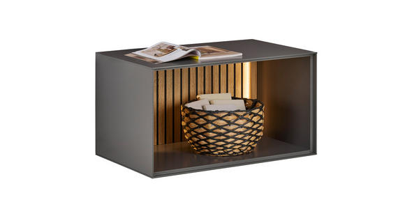 REGALELEMENT Anthrazit, Eichefarben  80/44/50 cm  - Eichefarben/Anthrazit, Design, Holz/Holzwerkstoff (80/44/50cm) - Dieter Knoll