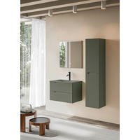 BADEZIMMER 3-teilig  in 70 cm  - Schilfgrün/Weiß, KONVENTIONELL, Holzwerkstoff/Stein (70cm) - Belluti