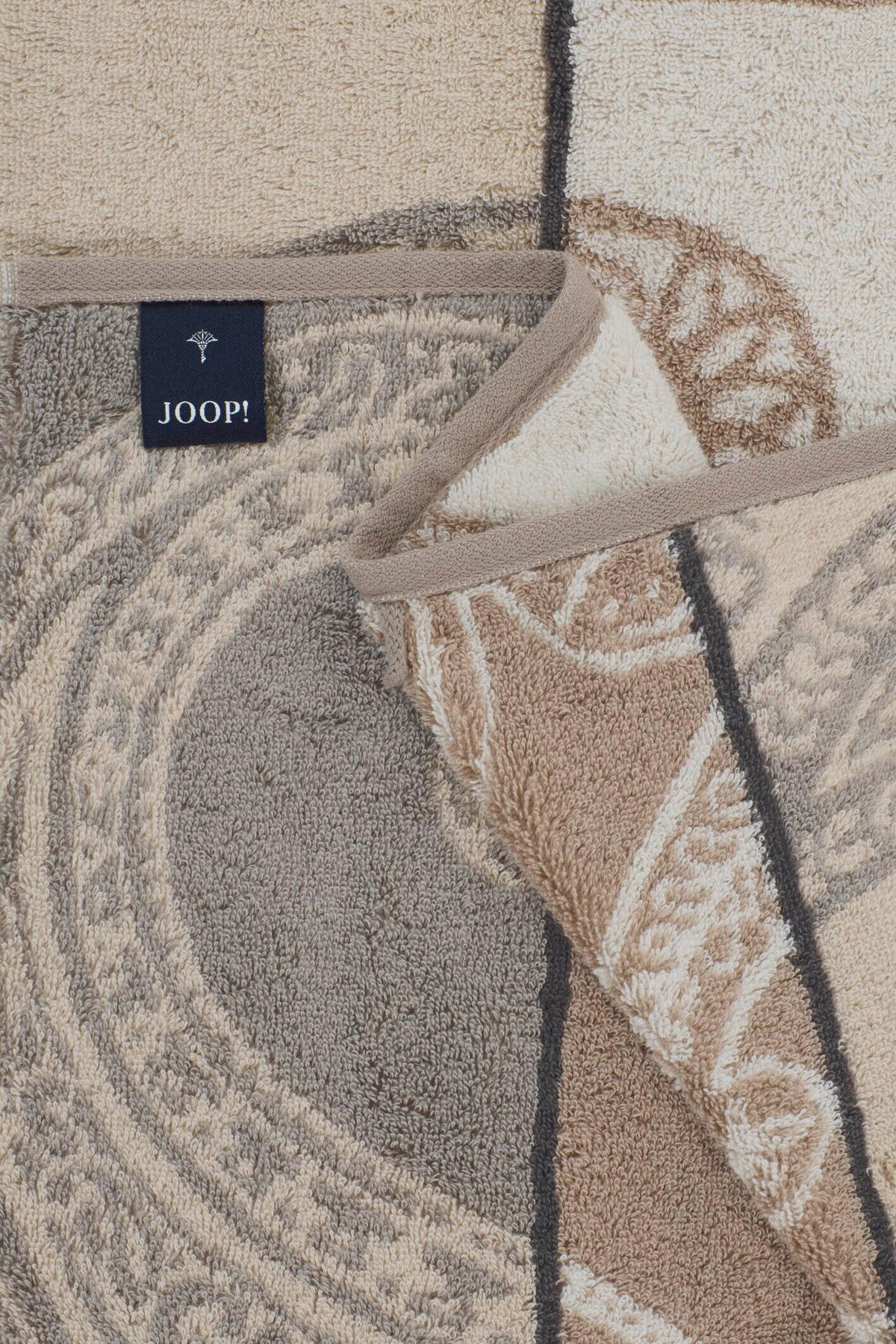 HANDTUCH Contour Paisley Creme, Beige  - Beige/Creme, Design, Textil (50/100cm) - Joop!