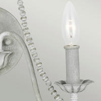 WANDLEUCHTE Maryville 35,6/16,8/53,3 cm   - Hellgrau, KONVENTIONELL, Holz/Metall (35,6/16,8/53,3cm) - Elstead Lighting