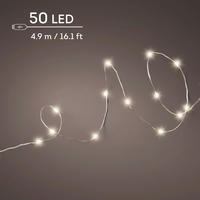LICHTERKETTE - Silberfarben, Basics, Metall (490/2/2cm)