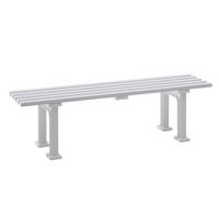 GARTENBANK 150/42/37 cm   - Weiß, Basics, Kunststoff (150/42/37cm) - Modante