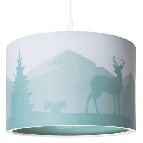 KINDERHÄNGELEUCHTE SCANDI WALD 40/25 cm   - Grün, Basics, Kunststoff (40/25cm)