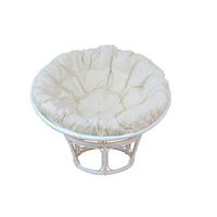SESSEL Weiß    - Creme/Weiß, Natur, Holz/Textil (100/100/60cm) - MID.YOU
