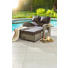 LOUNGESOFA Webstoff Kunststoffgeflecht Stahl - Anthrazit/Weiß, Design, Kunststoff/Textil (117/88/74cm) - Ambia Garden LOUNGESOFA Webstoff Kunststoffgeflecht Stahl - Anthrazit/Weiß, Design, Kunststoff/Textil (117/88/74cm) - Ambia Garden