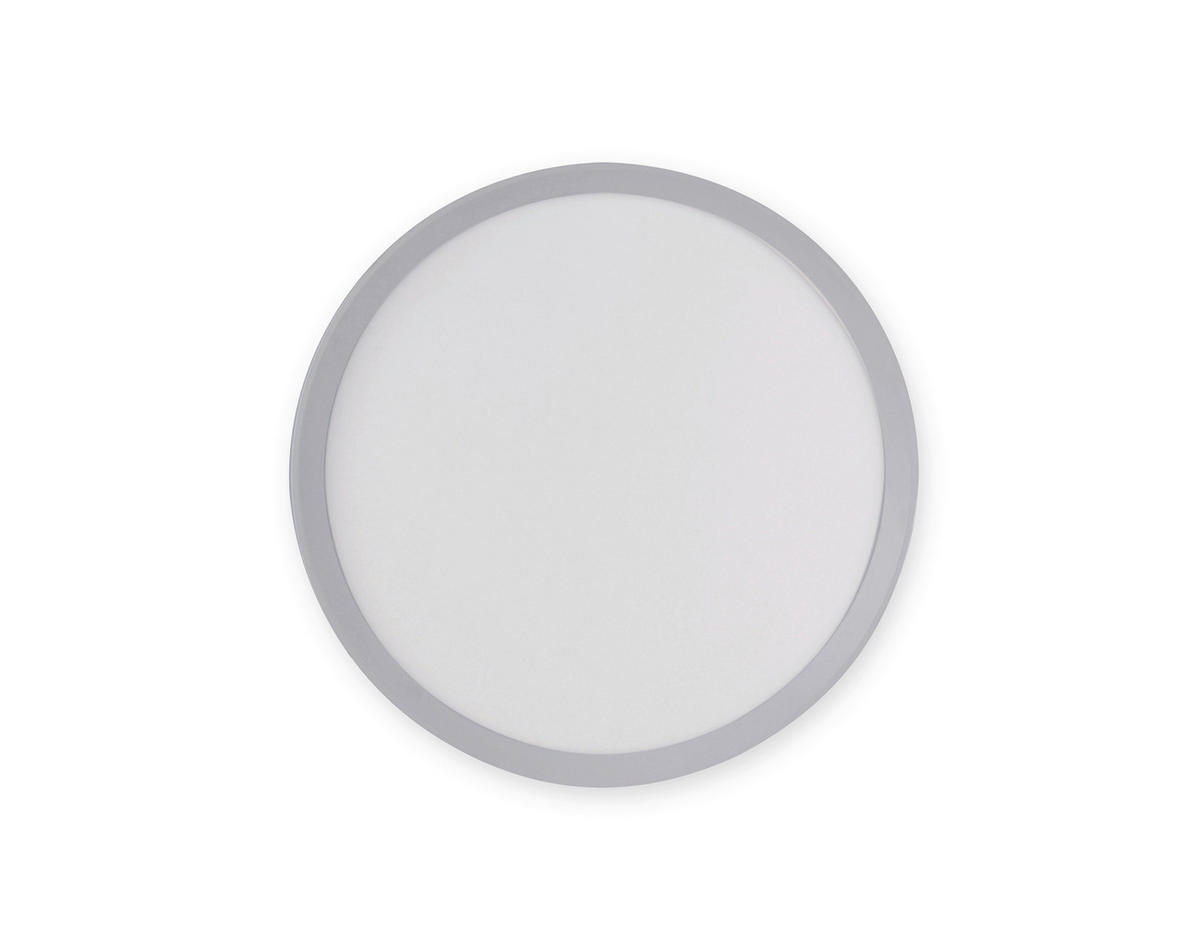 LED-DECKENLEUCHTE 45/45/6 cm  - Weiß, Basics, Kunststoff/Metall (45/45/6cm) - Just Light