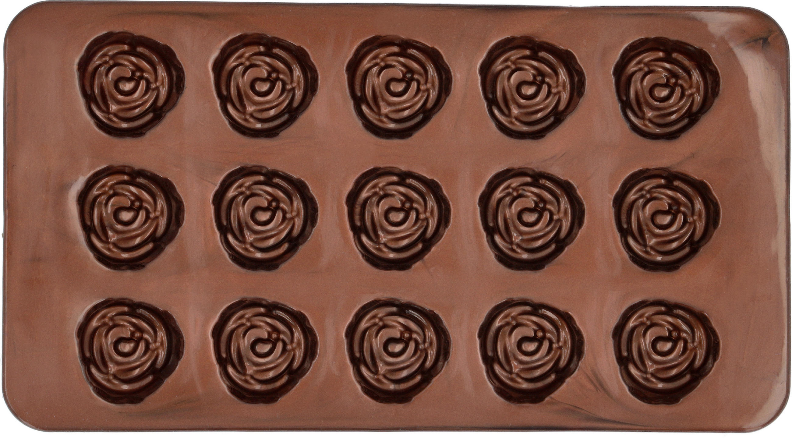 PRALINEN-BACKFORM  - Braun, KONVENTIONELL, Kunststoff (11,7/21,2/1,83cm) - Bitz