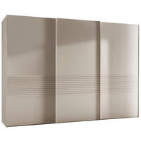 SCHWEBETÜRENSCHRANK 250/236/67 cm 3-türig Champagner  - Champagner, Design, Holzwerkstoff/Metall (250/236/67cm) - Novel