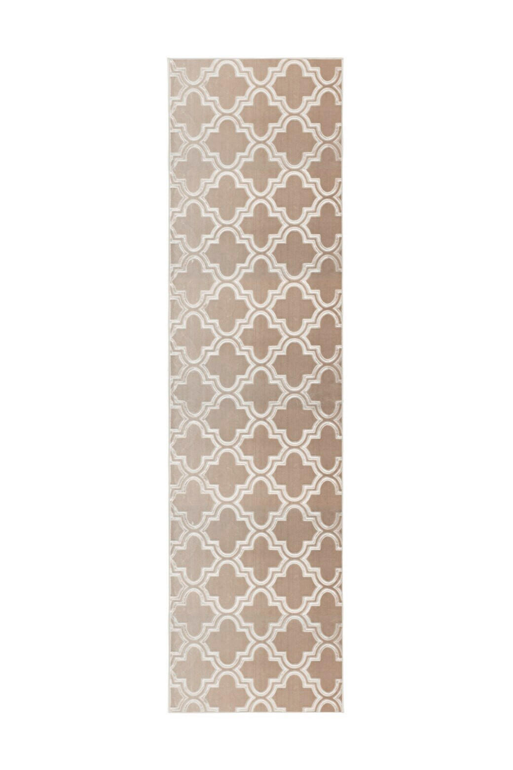 LÄUFER 80/300 cm Monroe 100 Taupe  - Taupe, Konventionell, Kunststoff/Textil (80/300cm)