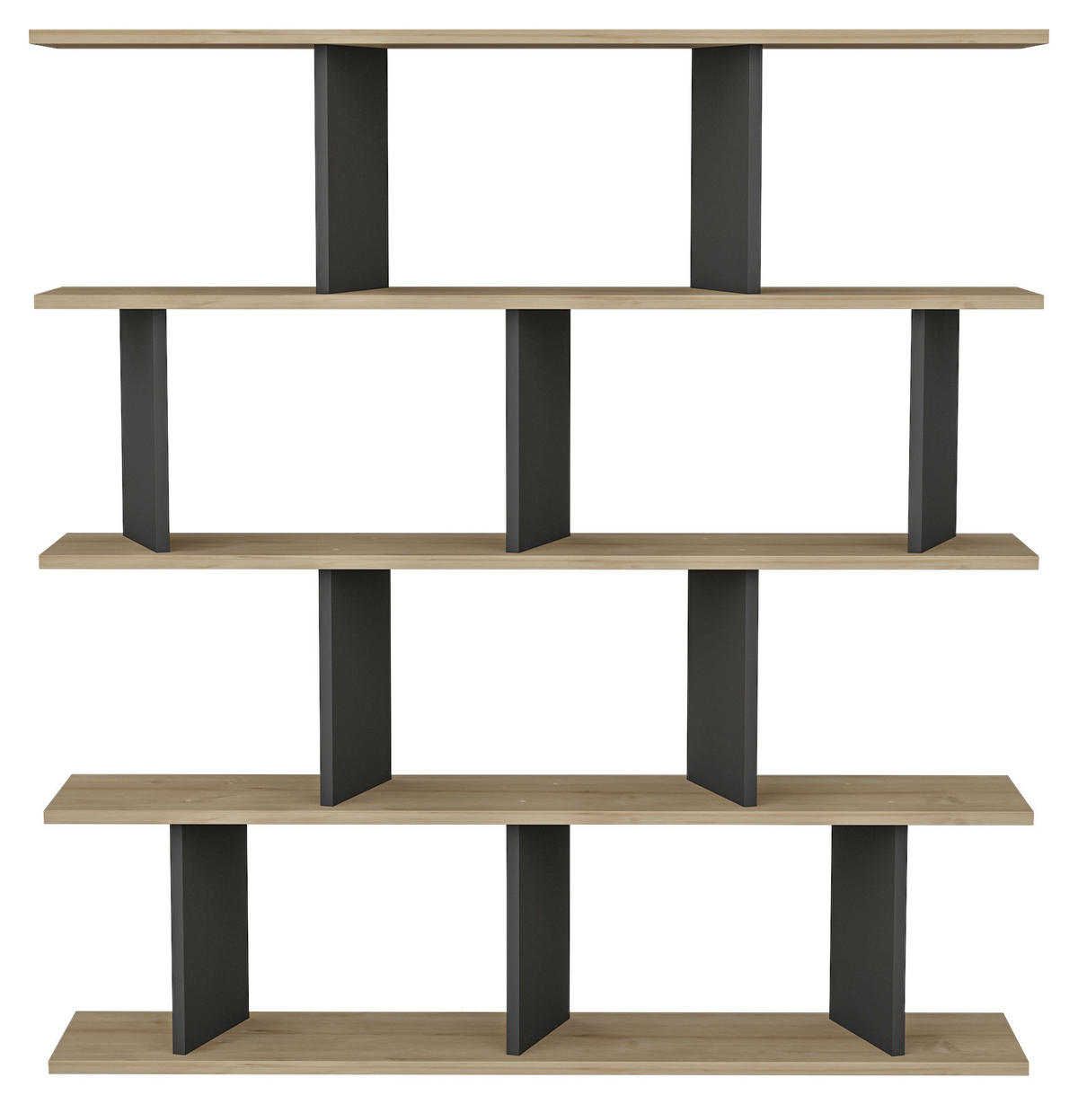 REGAL  130/137/25 cm Anthrazit  - Anthrazit, Design, Holzwerkstoff (130/137/25cm) - Livetastic