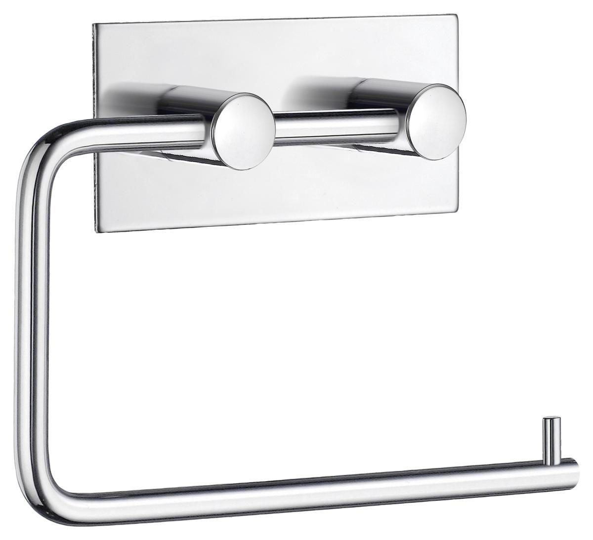 DRŽAČ TOALET-PAPIRA  boja nerđajućeg čelika  metal  - boja nerđajućeg čelika, metal (13,4/10,7/3cm)