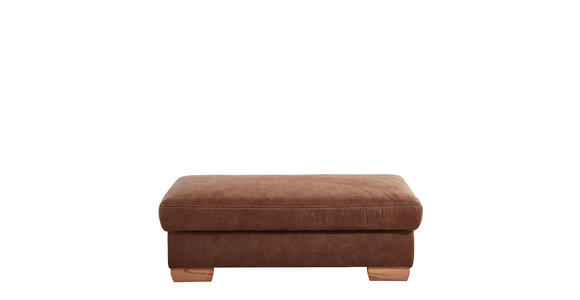 HOCKER Braun - Buchefarben/Braun, KONVENTIONELL, Textil (130/46/65cm) - Voleo