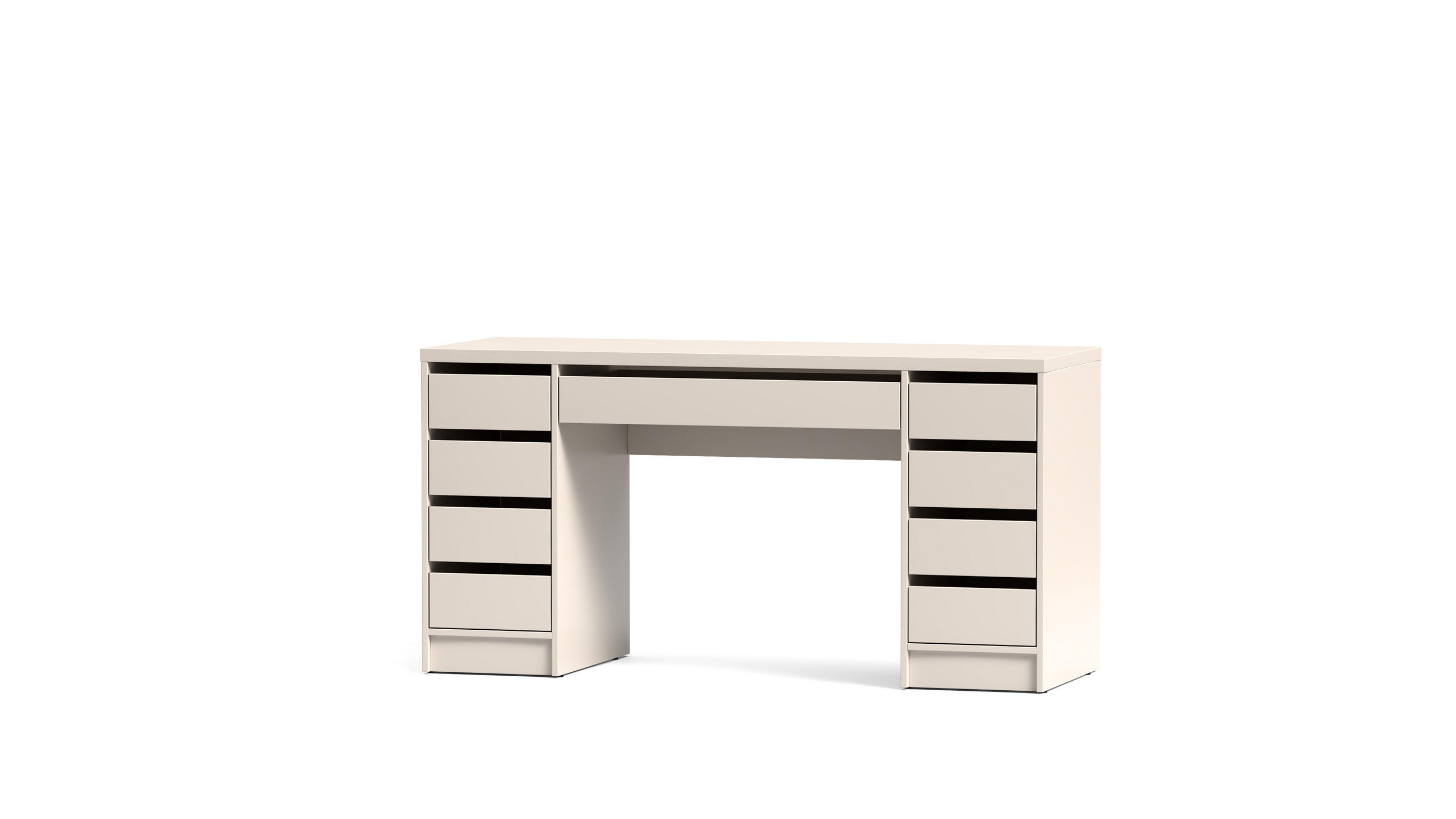 SCHREIBTISCH 152,6/55/77,6 cm Kaschmir  - Kaschmir, MODERN, Holzwerkstoff (152,6/55/77,6cm) - Livetastic