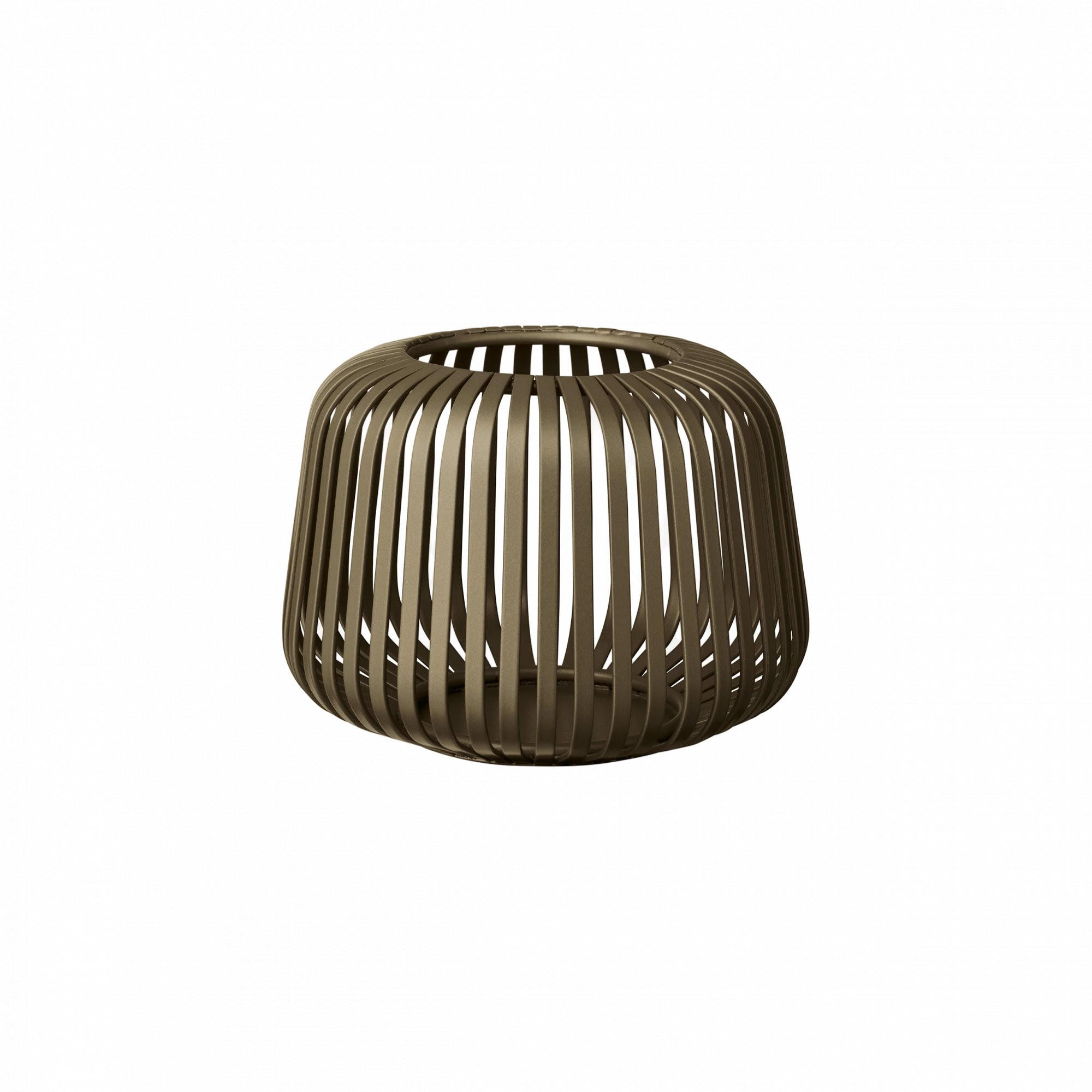 LATERNE - Graubraun, LIFESTYLE, Metall (13,5/10cm) - Blomus