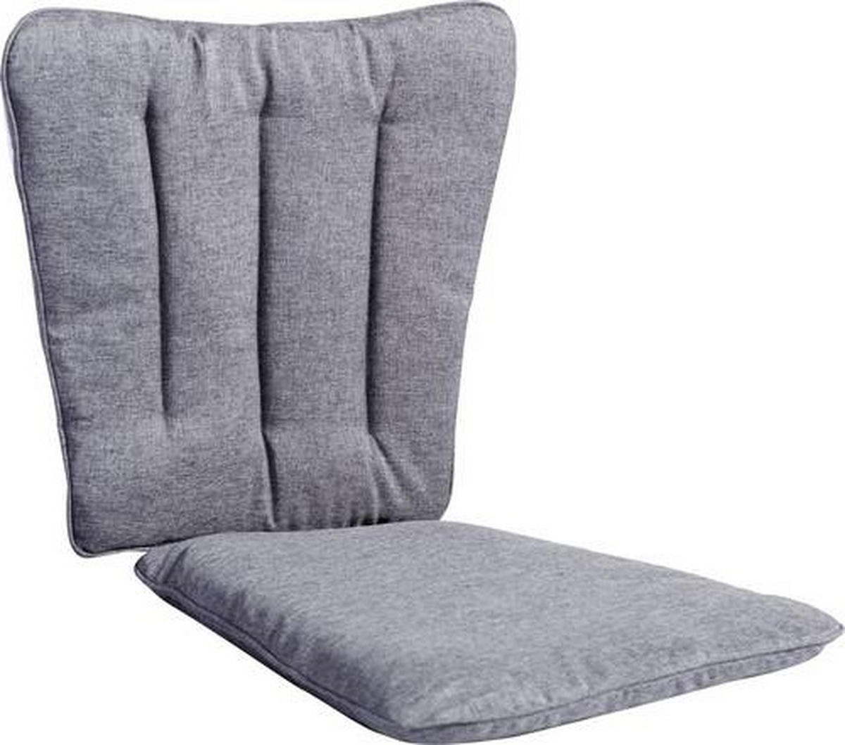 STUHLKISSEN   51/83/4 cm  - Dunkelgrau, KONVENTIONELL, Textil (51/83/4cm) - Gardenson