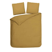 BETTWÄSCHE Punto Makosatin 200/200 cm  - Goldfarben, Basics, Textil (200/200cm)