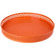 SERVIERTABLETT 39/4 cm    - Orange, Trend, Metall (39/4cm) - Ambia Home