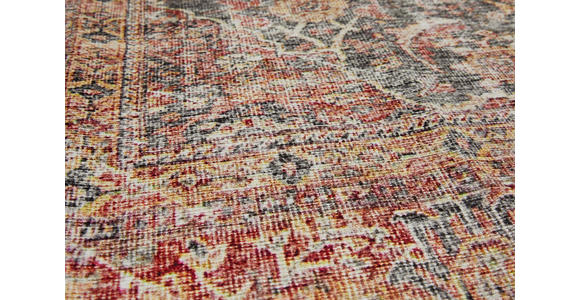 VINTAGE-TEPPICH 120/170 cm Lago Grau, Rostfarben  - Rostfarben/Grau, LIFESTYLE, Textil (120/170cm) - Novel