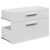 SCHUBKASTENEINSATZ 73,1/34,1/36,6 cm   - Weiß, KONVENTIONELL, Holzwerkstoff (73,1/34,1/36,6cm) - Voleo