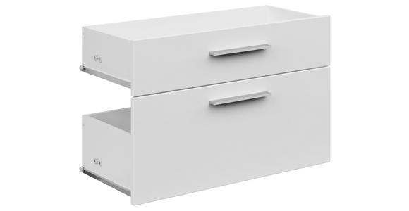 SCHUBKASTENEINSATZ 73,1/34,1/36,6 cm   - Weiß, KONVENTIONELL, Holzwerkstoff (73,1/34,1/36,6cm) - Voleo